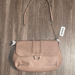 New light beige purse  with chain design